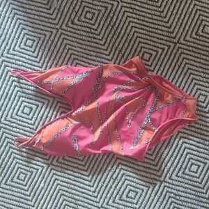 NWT Lenny Niemeyer Printed One-Piece Swimsuit with low back